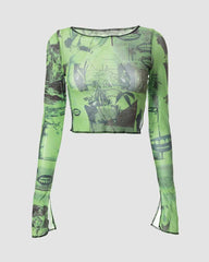 Shego Twin Mesh Top