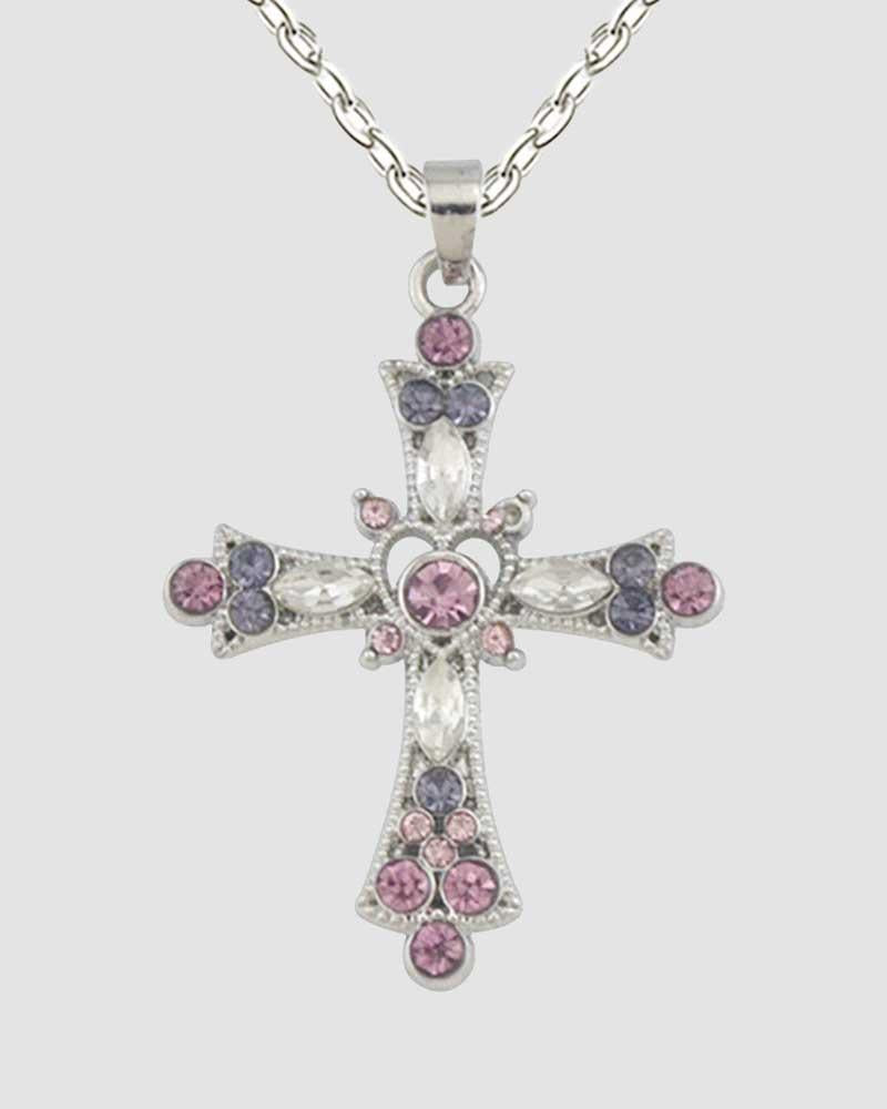 Aerav Budding Cross Necklace