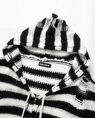 Be Found Striped Hoodie