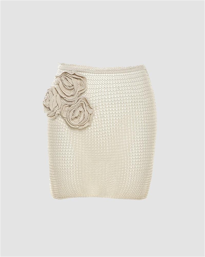 Kalliste Budding Knit Skirt