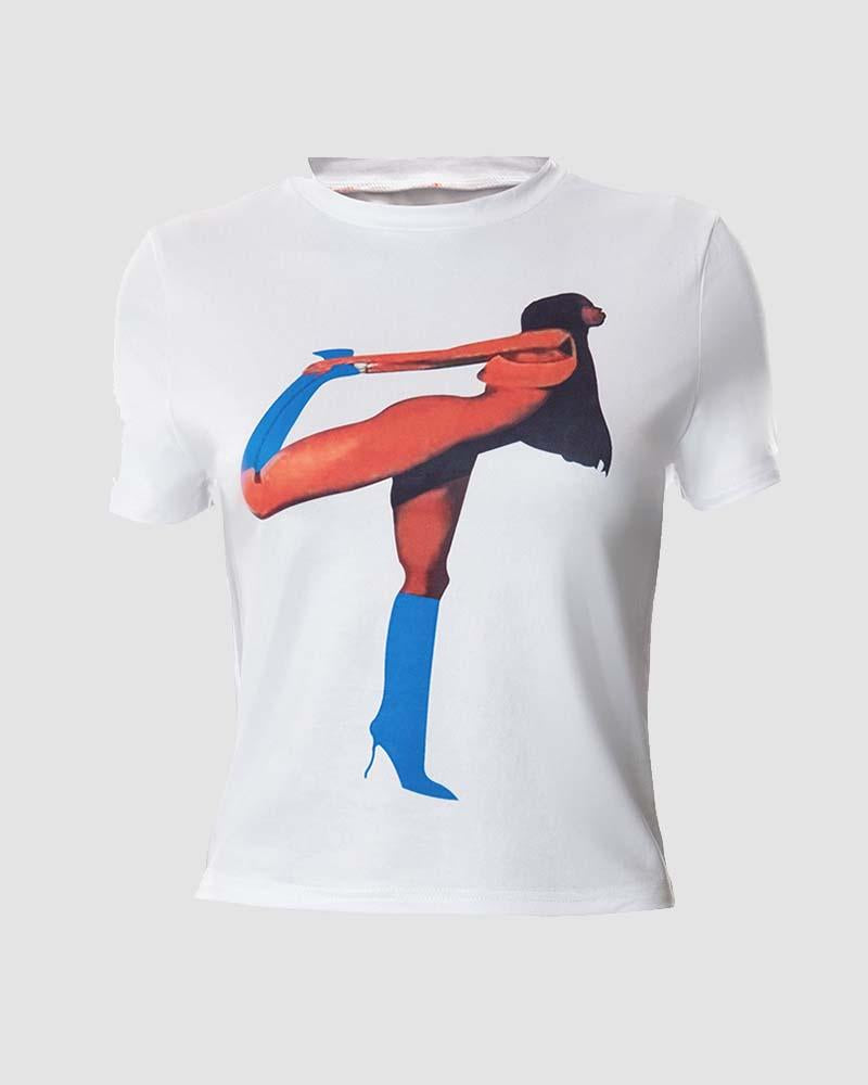 Style Stretch Graphic T-Shirt