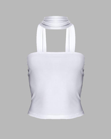 Bribe Tube Top with Neck Accent