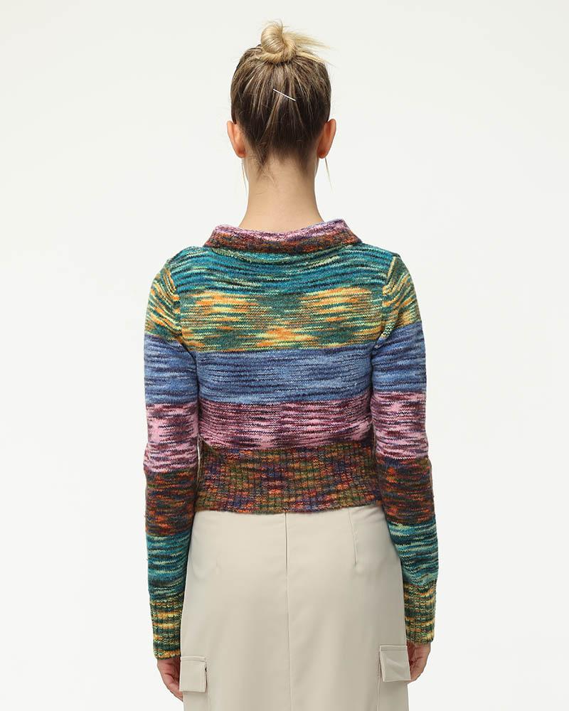 Kaleidoscope Wings Knit Cardigan