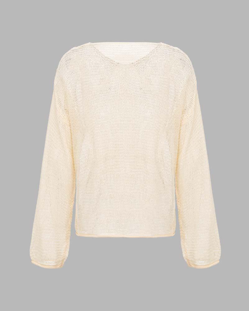 Ethereal Untitled Knit Oversized Sweater