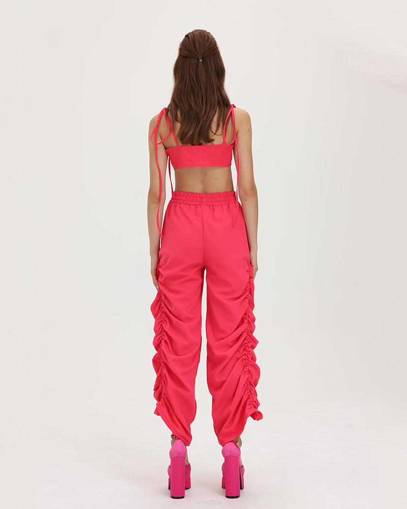 Fiesta Statement Ruched Coord Pants