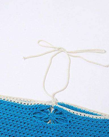Ocean Crochet Halter Top
