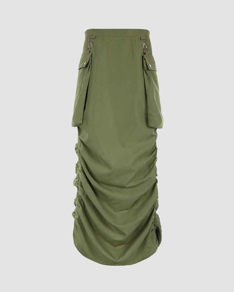 Procyon Cargo Ruched Skirt