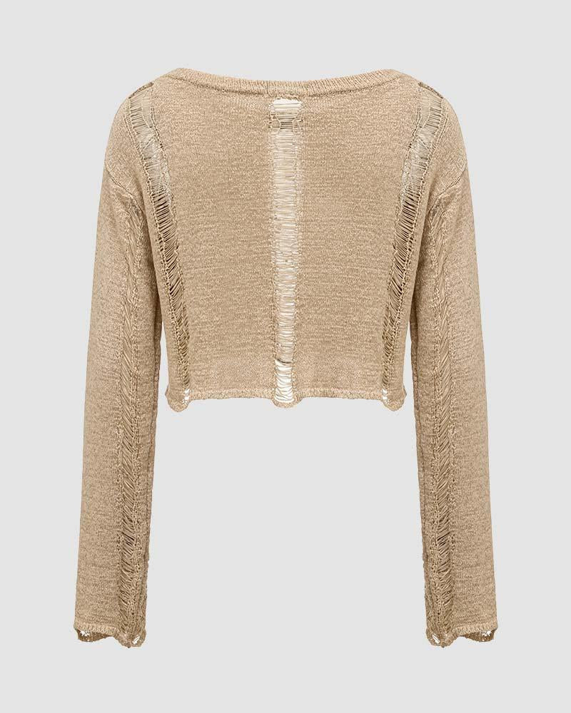 Carter Blanche Distressed Sweater