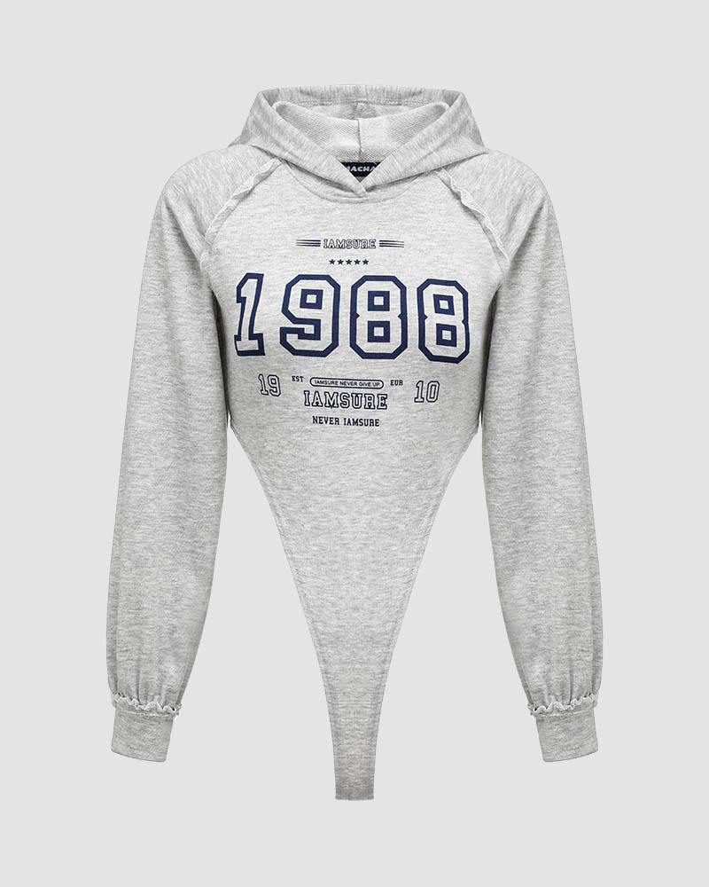 1988 High Cut Out Hoodie