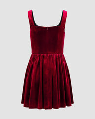 Velvet Midnights Mini Dress