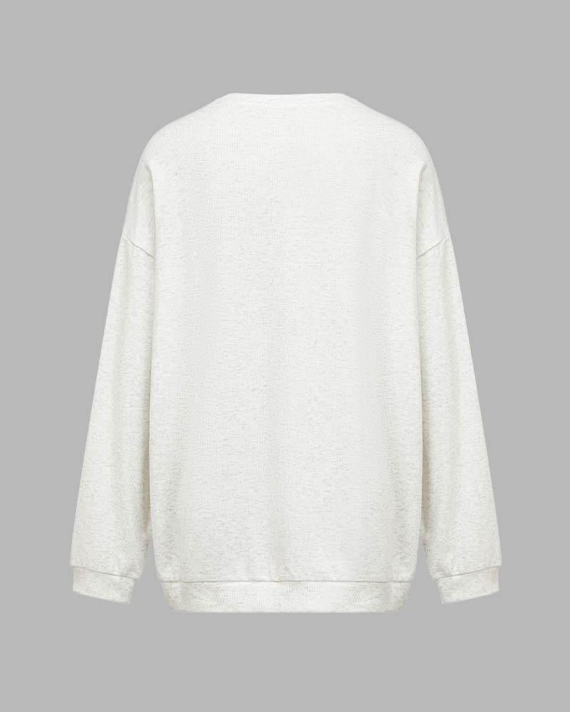 South Graphic Oversized Jumper
