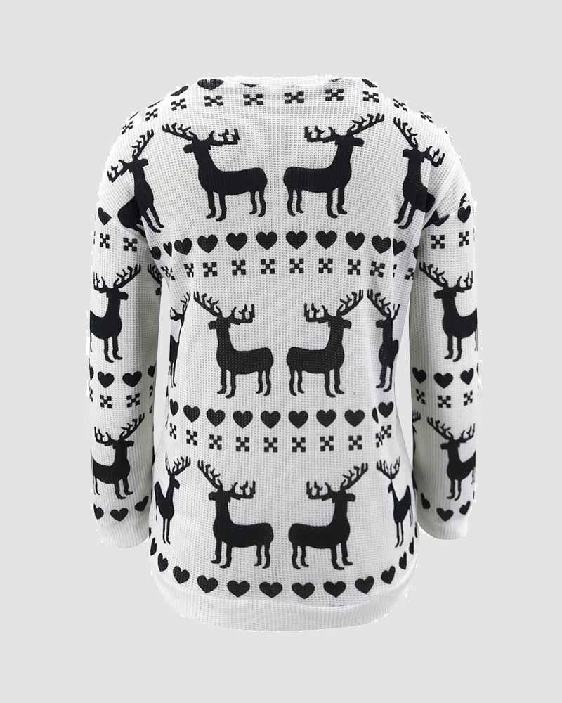 Reindeer Passage Graphic Sweater