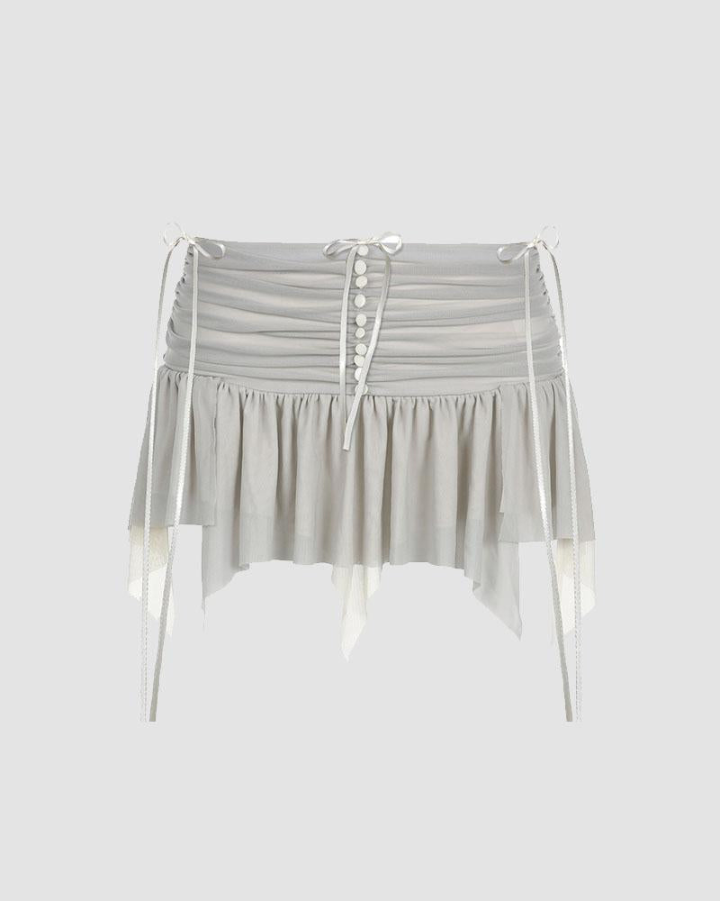 Custodia Light Mini Tulle Skirt