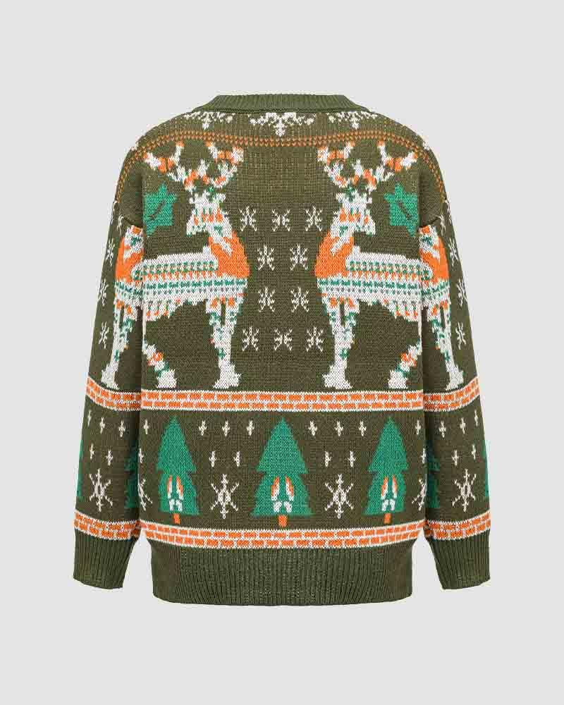 Reindeer Astral Graphic Sweater