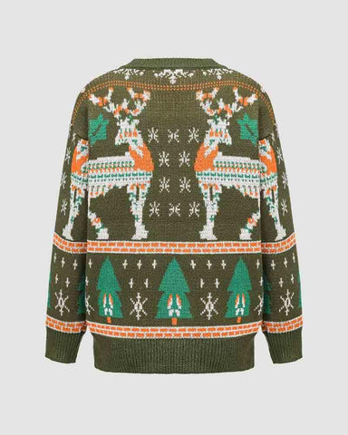 Reindeer Astral Graphic Sweater