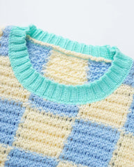 Ichordale Pastel Knit Sweater Vest