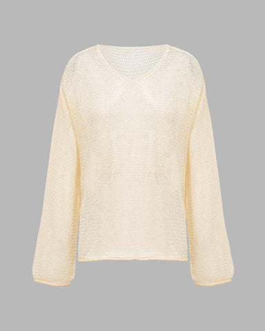 Ethereal Untitled Knit Oversized Sweater