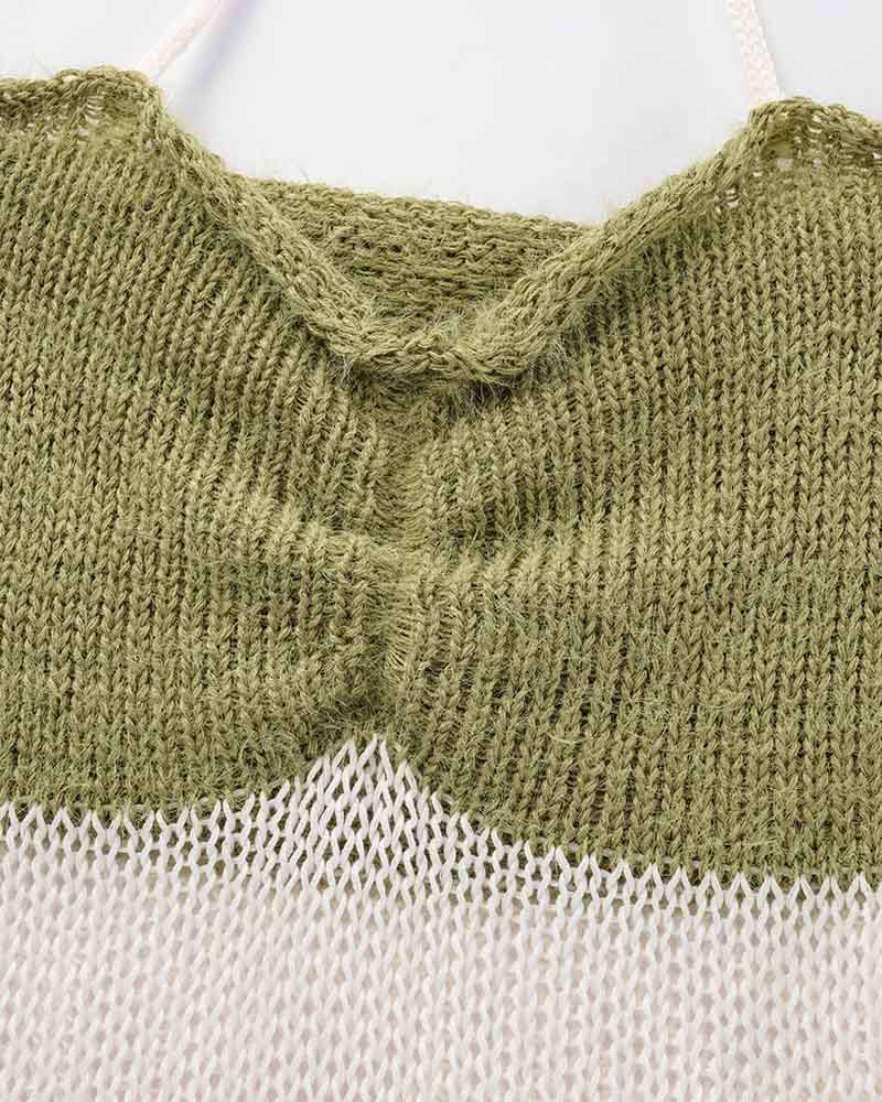 Lofoten Double Contrast Knit Top