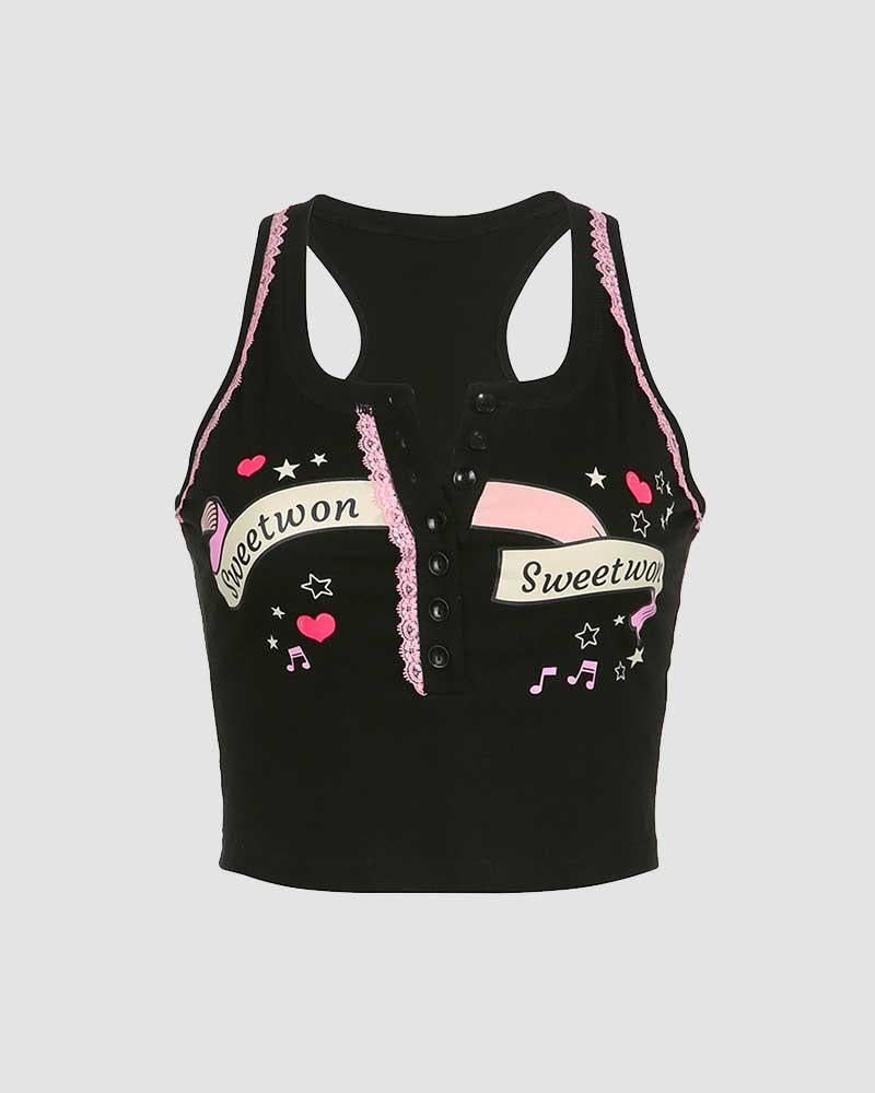 Sweetwon Cropped Tank Top