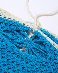 Ocean Crochet Halter Top