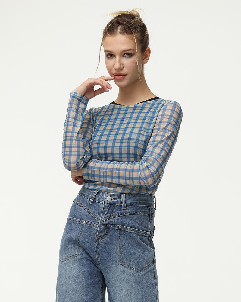 Uneven Eberron Gingham Top