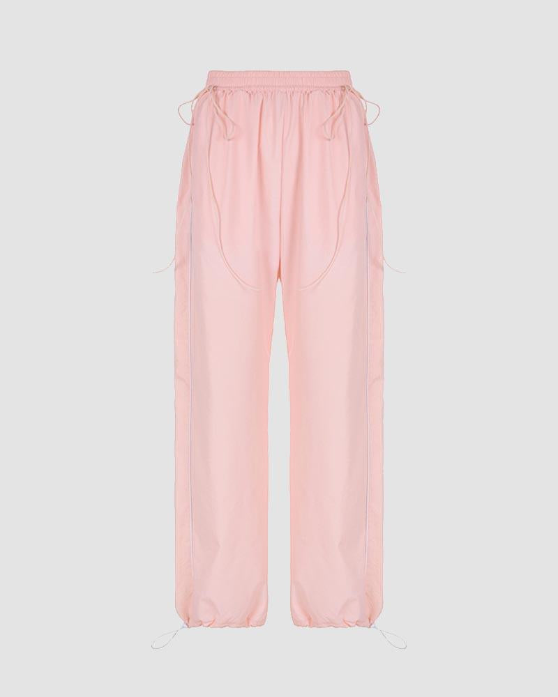 Divine Paradise Oversized Parachute Pants