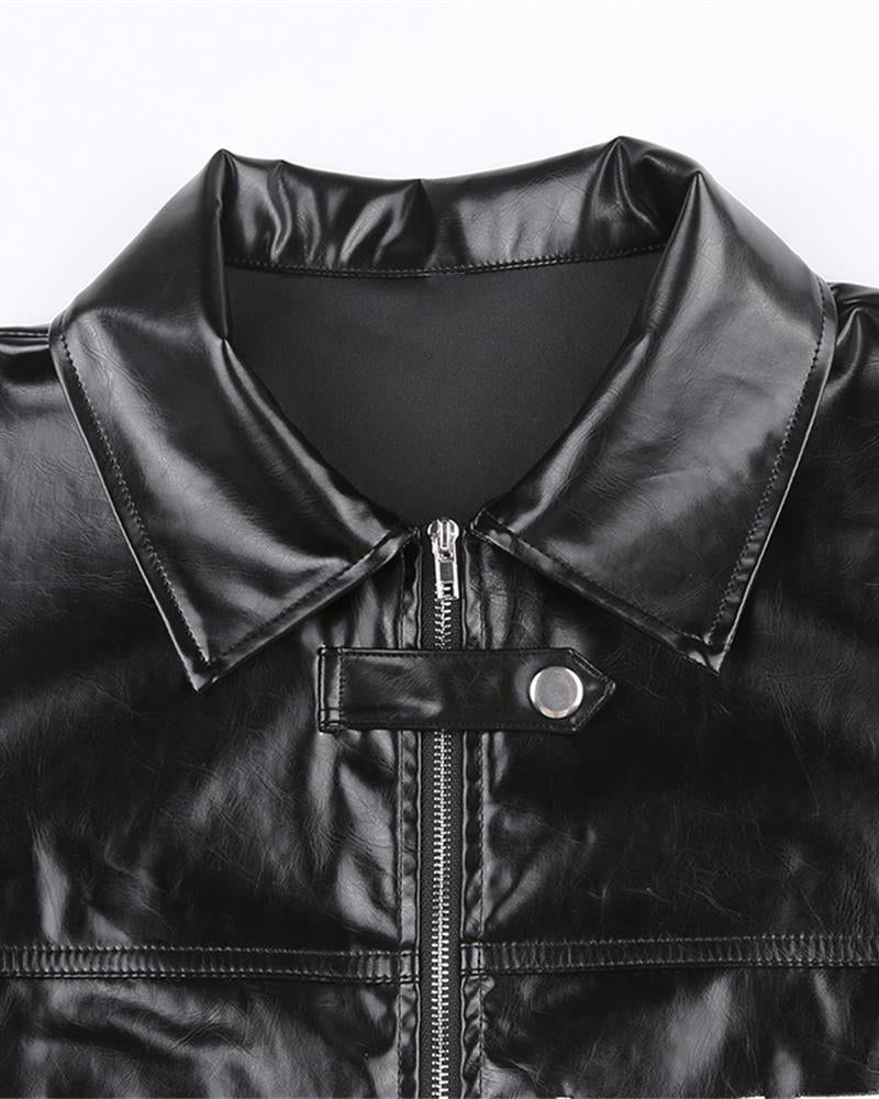 Steamgal Rockmore Pleather Jacket