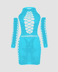 Festival Fishnet Cut Out Dress