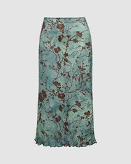 Tunisia Botany Maxi Skirt