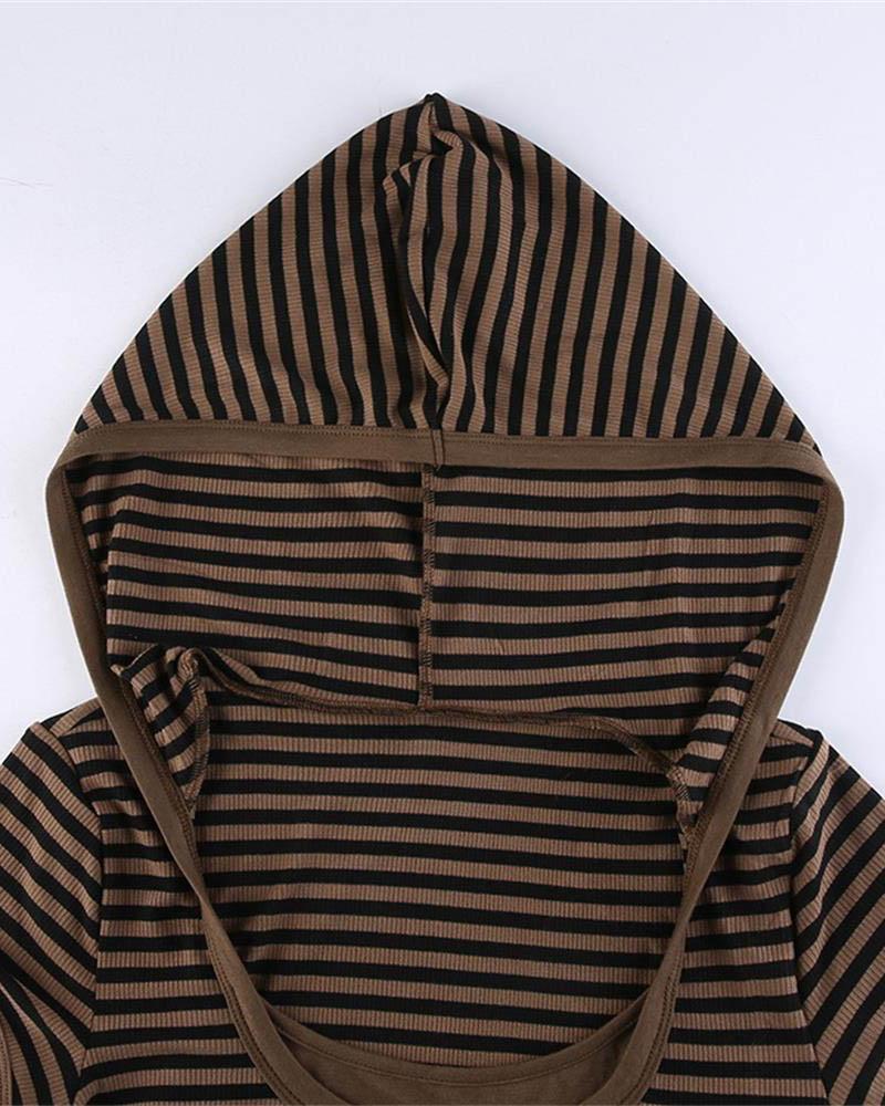 Heritage Striped T-Shirt with Hood