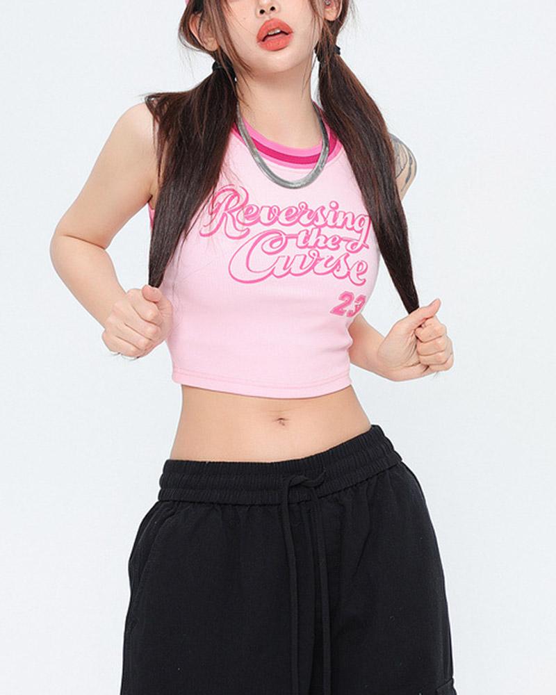 Reversing The Curse Cropped Tank Top