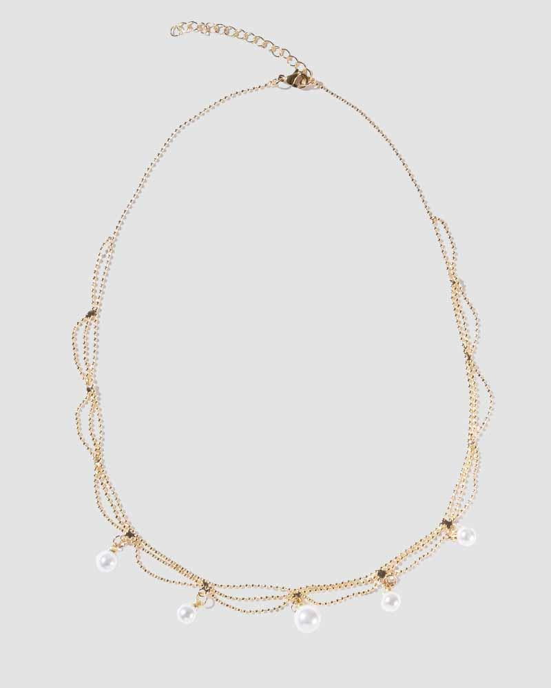Chandelier Pearl Necklace