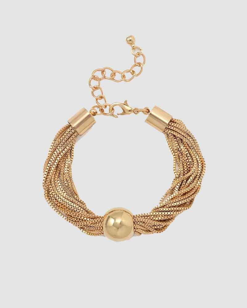 Cateryna Gold Twist Necklace