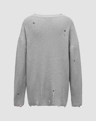 Arachnid Grunge Ribbed Jumper