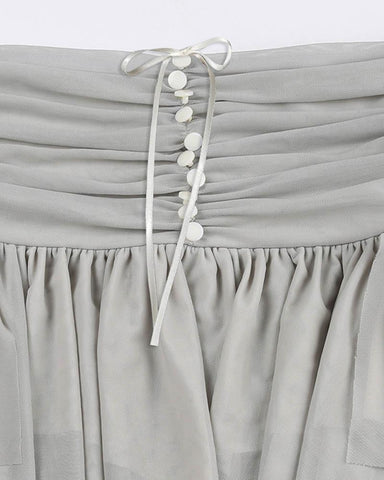 Custodia Light Mini Tulle Skirt
