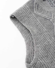 Braeylee Cable Knit Sweater Vest