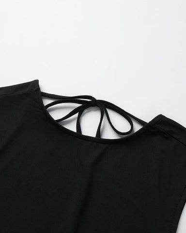 Silac Backless Top