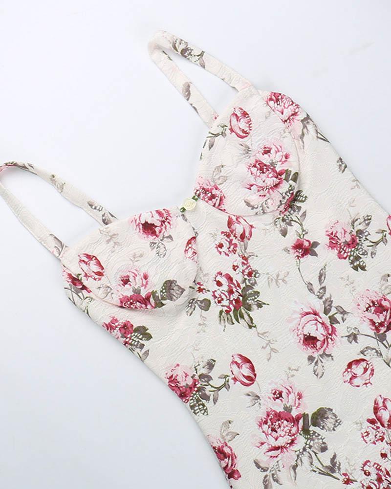 Tzofiya Floral Print Dress