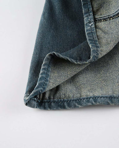Stellaura Micro Mini Denim Skirt – Baly Shop