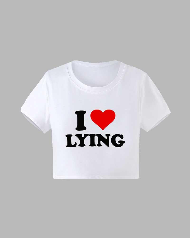 I Heart Lying Baby T-Shirt