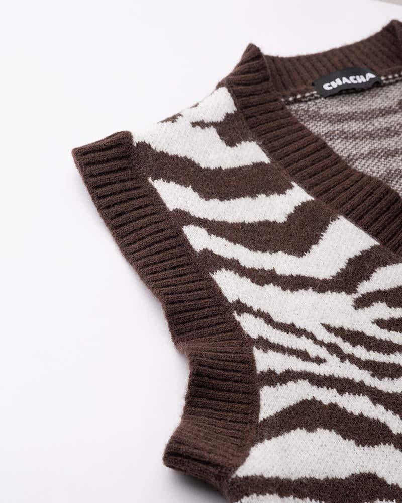 Zebra Absolute Sweater Vest