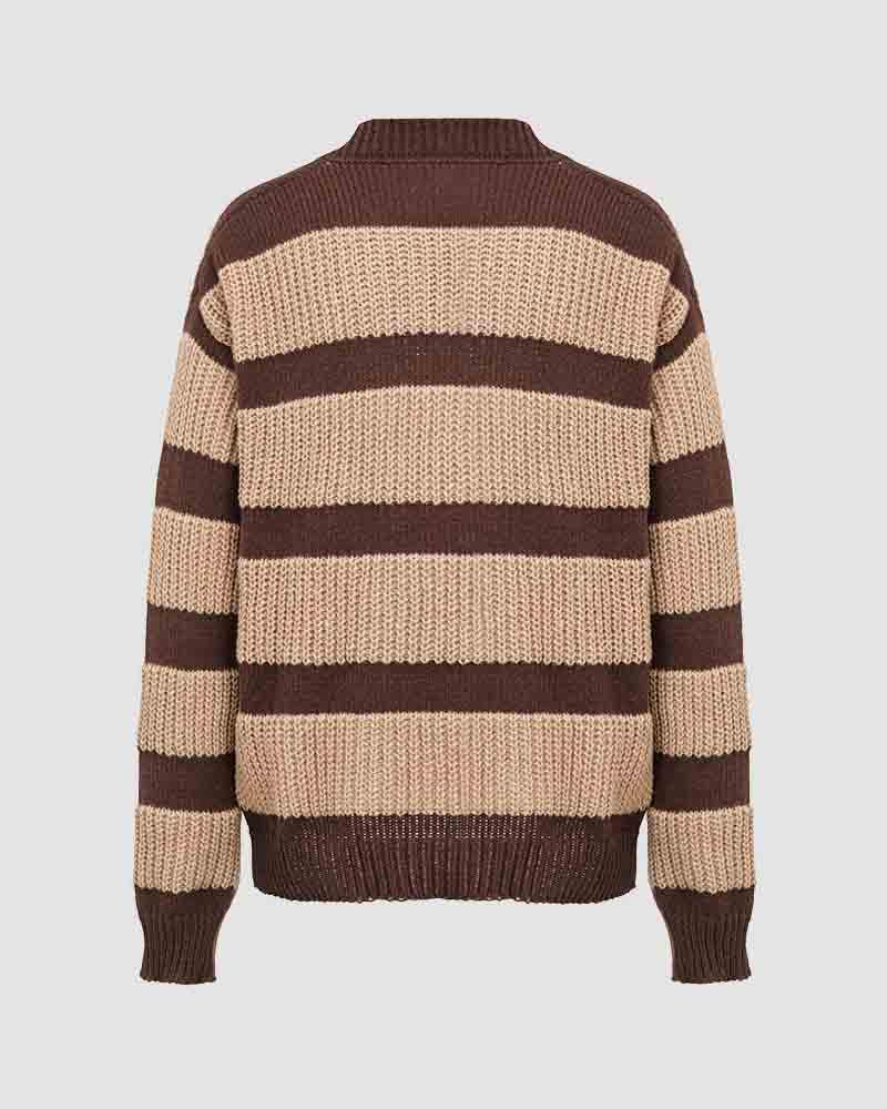 Burrow Fields Stripe Knit Sweater