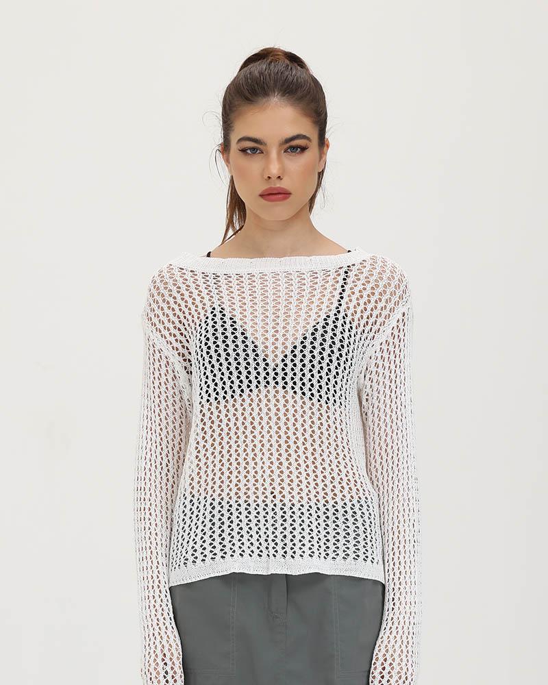 Italian Coast Knit Crochet Sweater