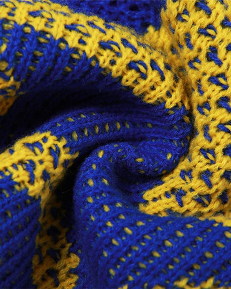 Shining Star Crochet Skirt Coord Set