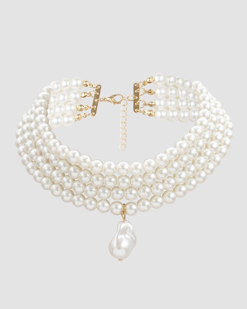 Culture Layered Pearl Necklace