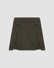 Cargo Stars High Waisted Skirt