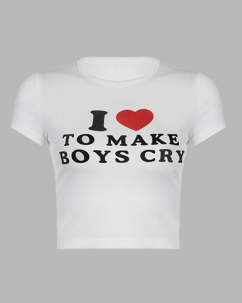 Make Boys Cry Baby Raglan Top