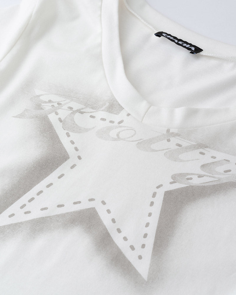 Starborn Graphic Cropped Top