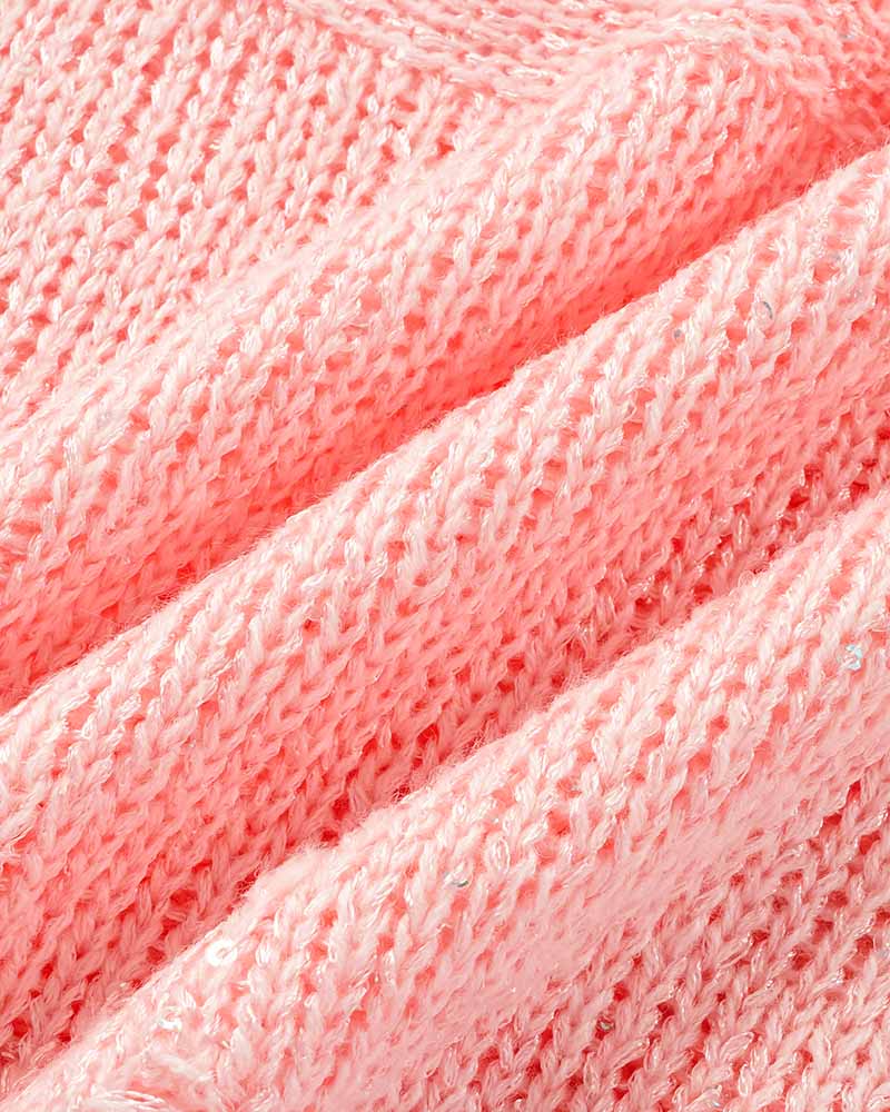 Dazzling Crochet Short Skirt Coord Set